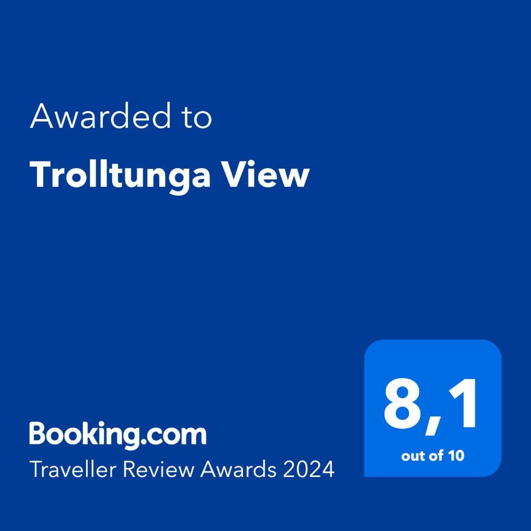 ティッサダルTrolltunga Viewアパートメント エクステリア 写真